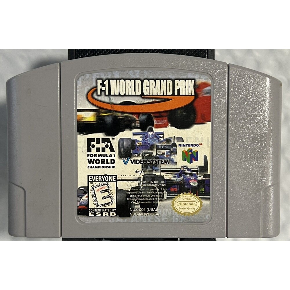 F-1 World Grand Prix (Nintendo 64, 0045496870430) Video Game Cartridge Only